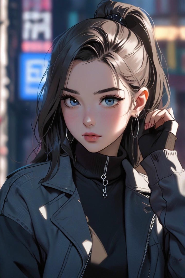 Girl DP Anime for WhatsApp