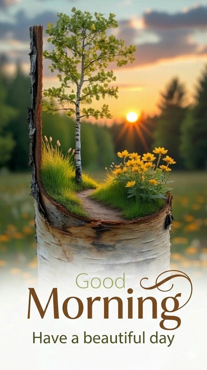 Good Morning Wish with Image for Girlfriend