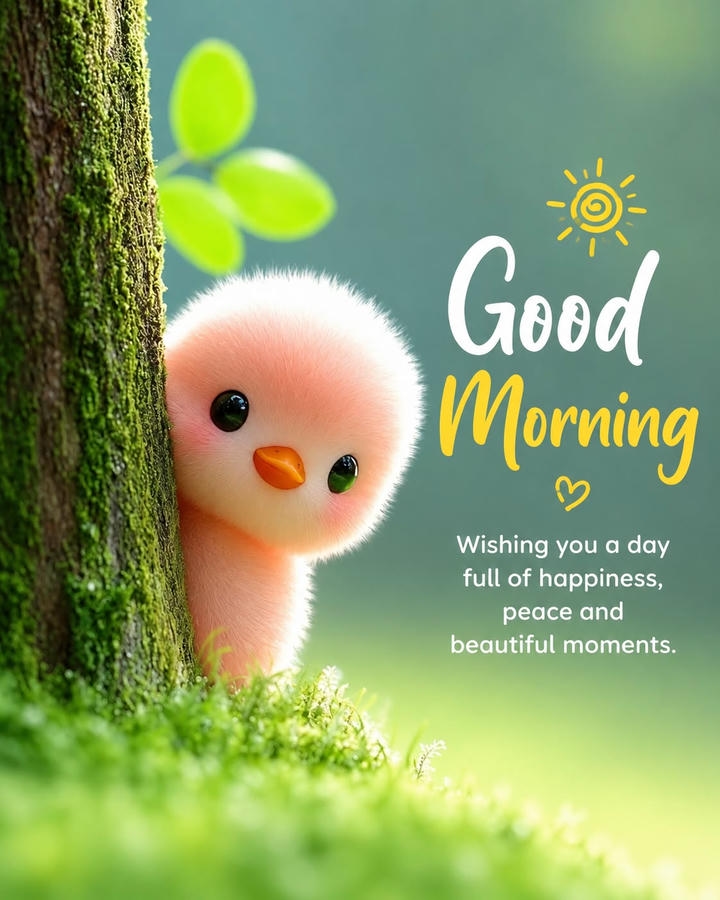 Good Morning Wish with Image for WhatsApp