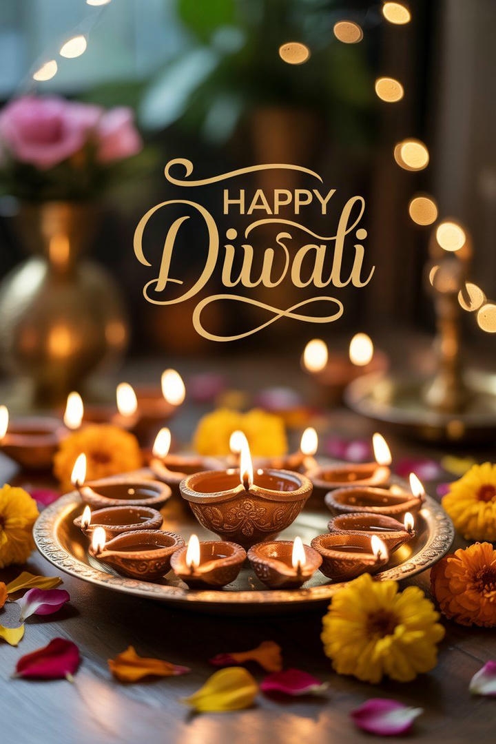 Happy Diwali Wish Image 4K