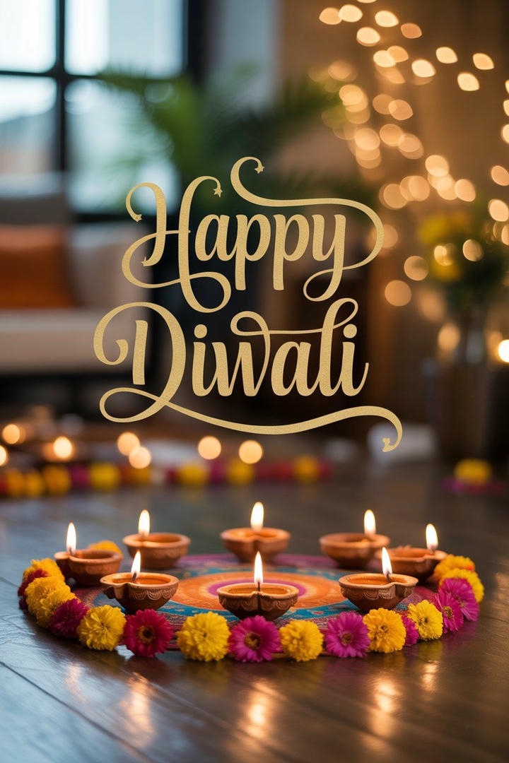 Happy Diwali Wish Image for Husband