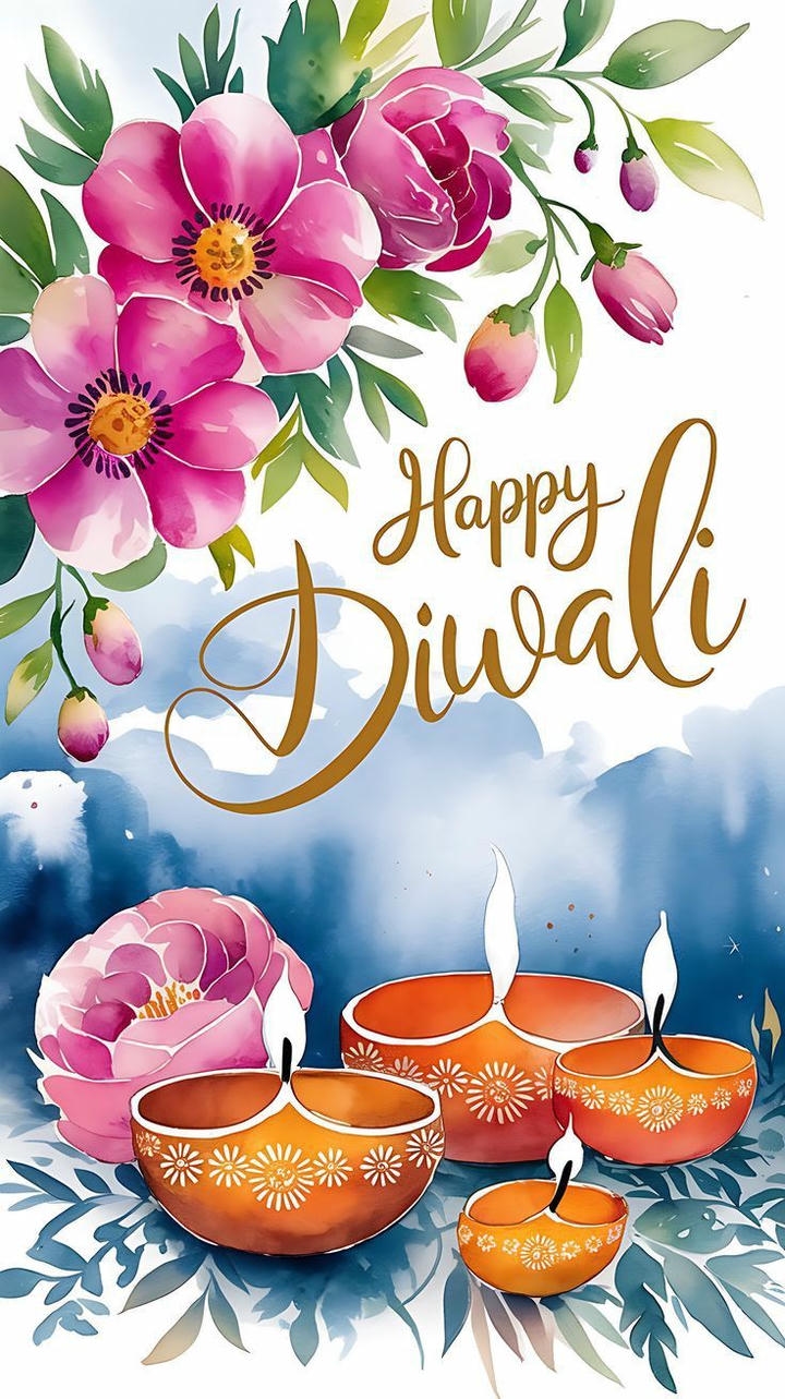 Happy Diwali Wish Image for Sister