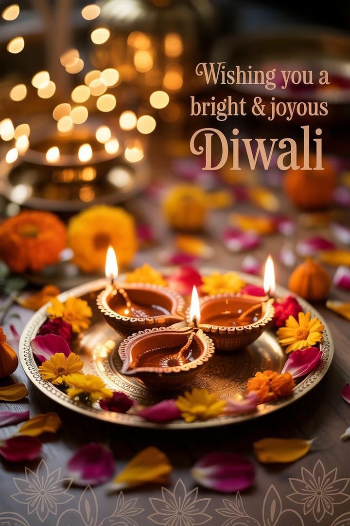 Happy Diwali Wish Image for WhatsApp Status