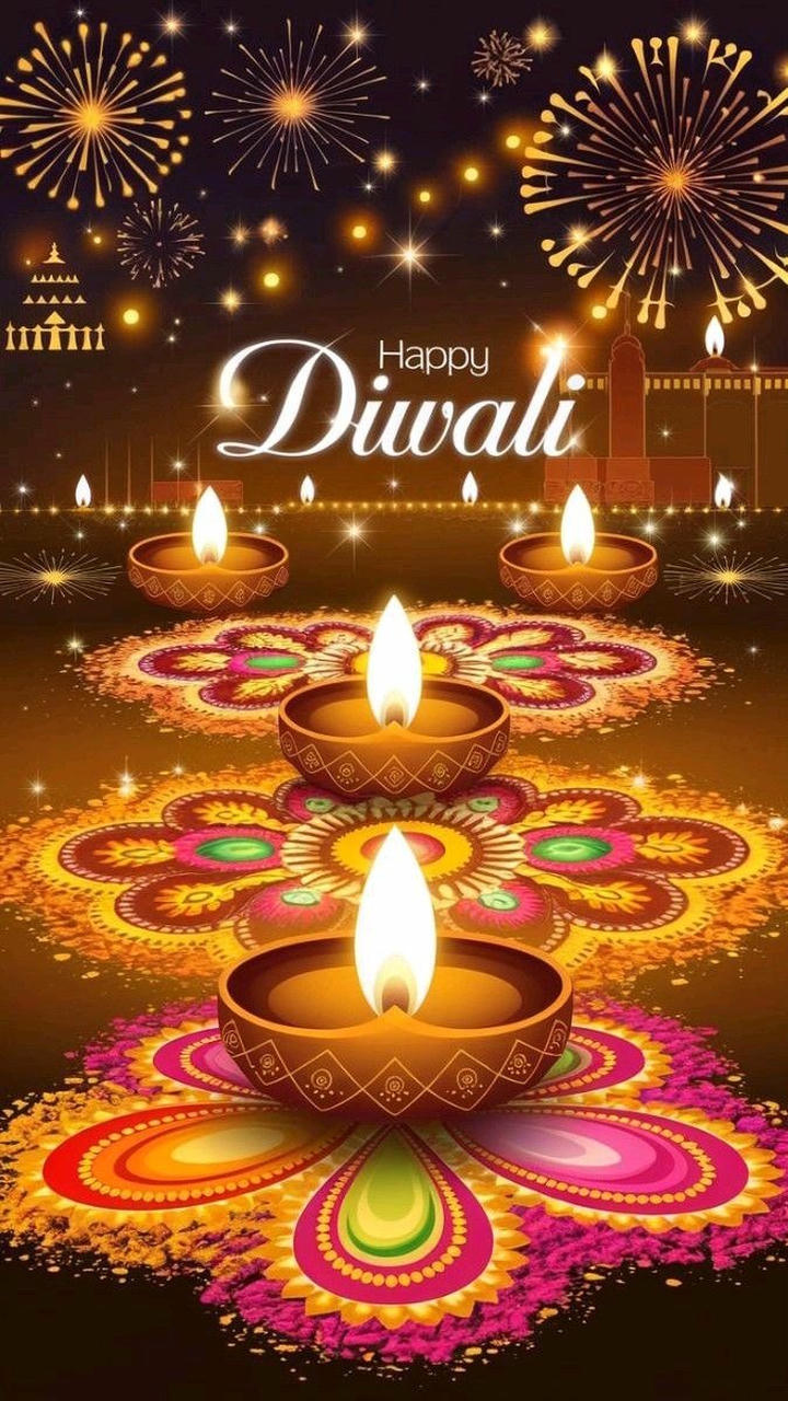 Happy Diwali Wish Image for WhatsApp
