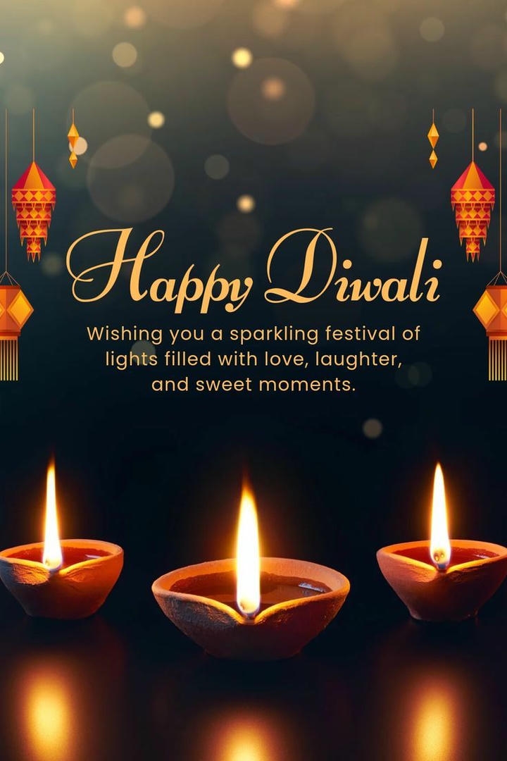 Happy Diwali Wish Image with Quotes