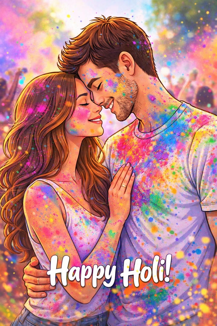 Happy Holi Greeting Images