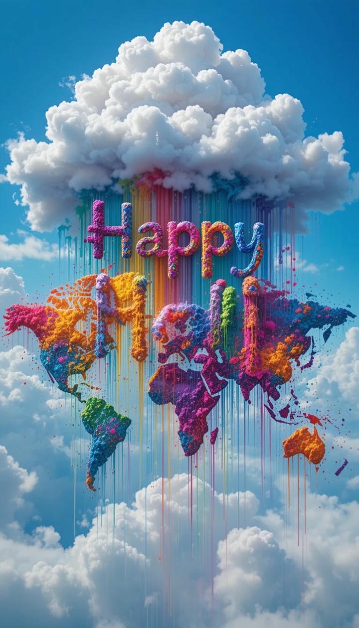 Happy Holi WhatsApp Status Image