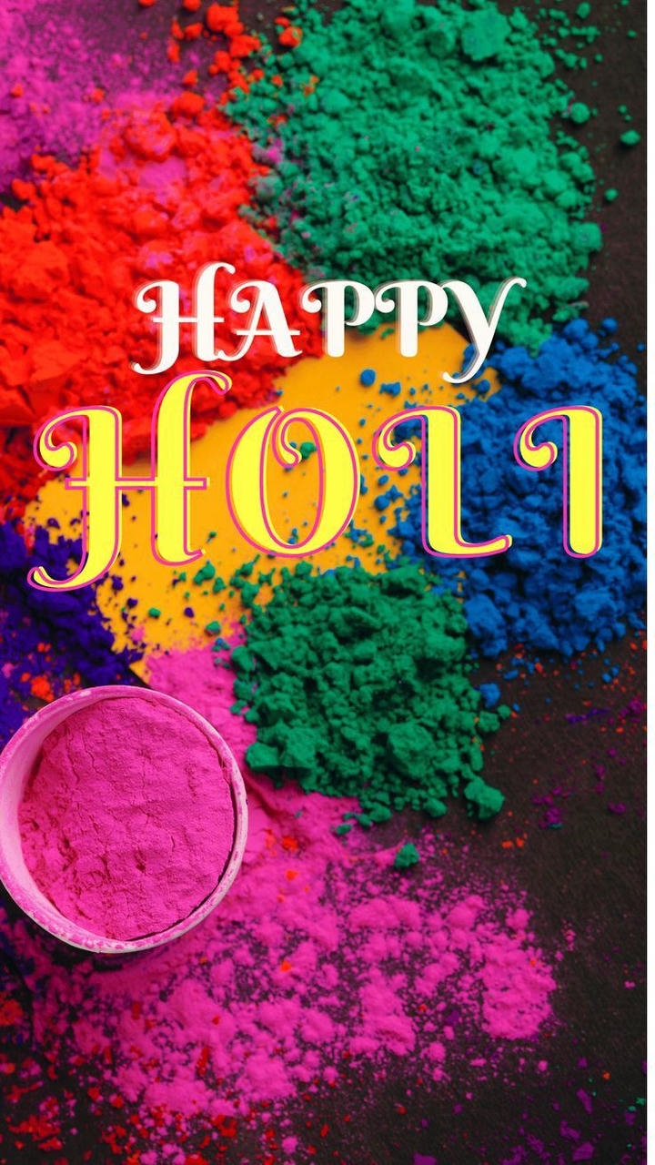 Happy Holi Wish Image Wallpaper