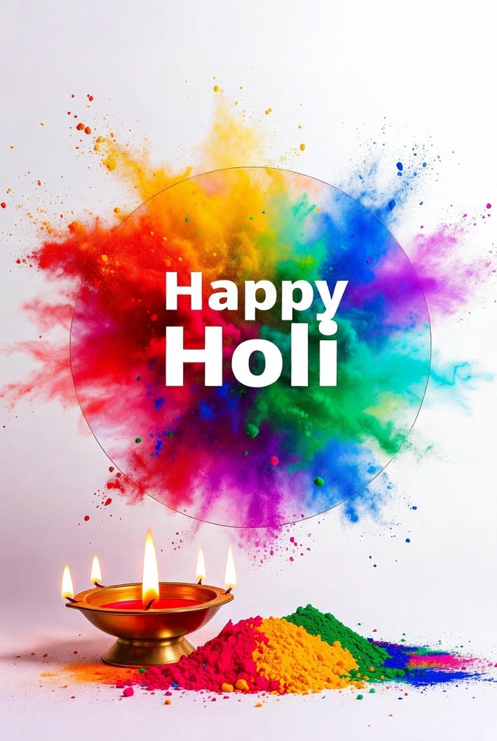 Happy Holi Wish Image for Friends