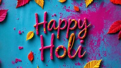 Happy Holi Wish Image in Hindi