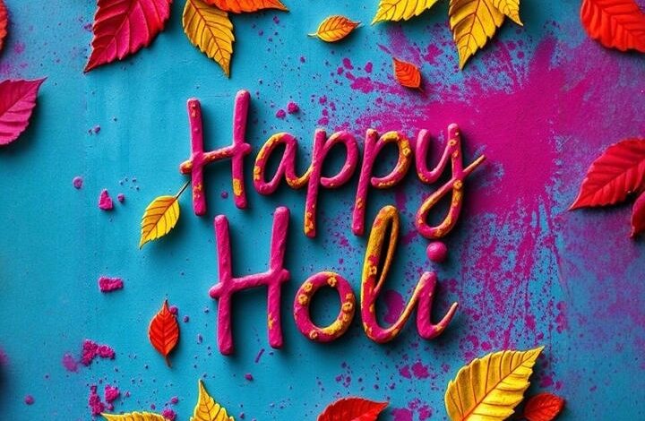 Happy Holi Wish Image in Hindi