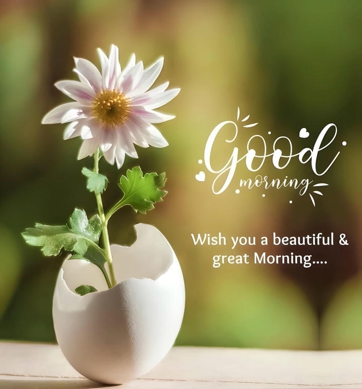 Inspirational Good Morning Wish with Image