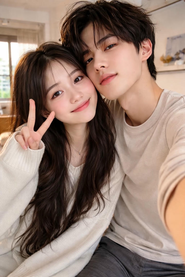 Instagram Cute Couple DP for Girl
