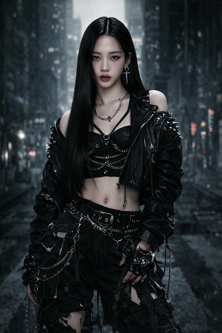 Killer Attitude DP Girl Black Background