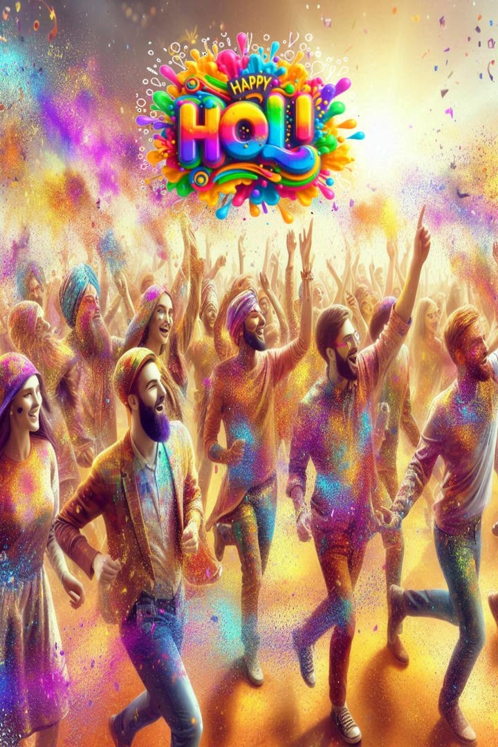 Latest Happy Holi Wish Image
