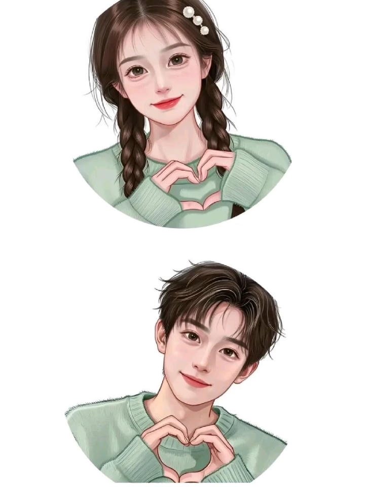 Matching Cartoon Couple DP
