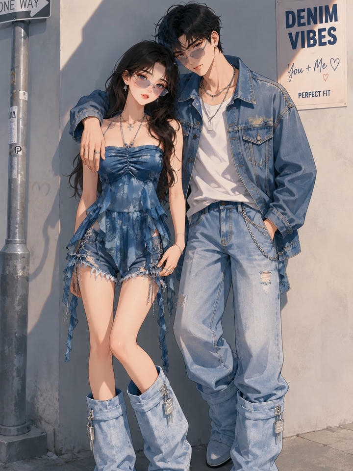 Matching Couple Anime DP for WhatsApp