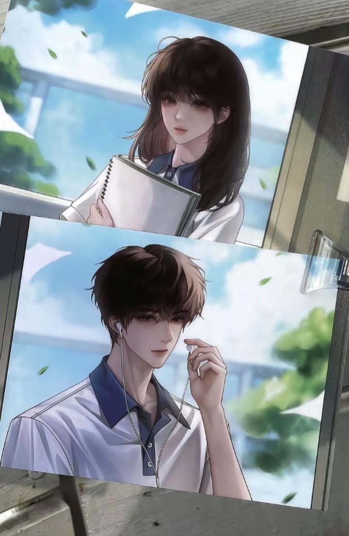 Matching Cute Couple DP Animation Anime