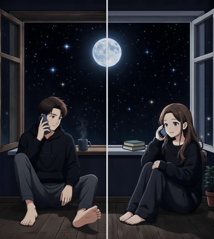 Matching Cute Couple DP Animation New