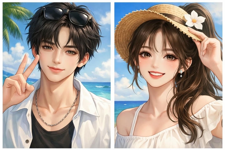 Matching Cute Couple DP Animation PFP