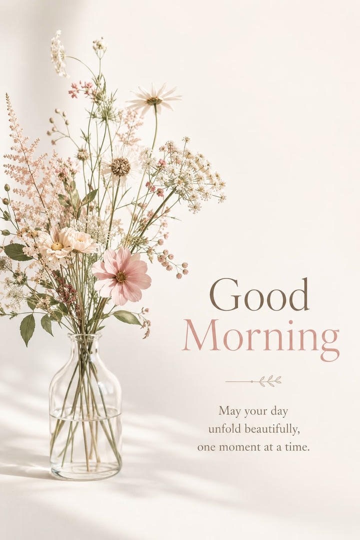 Motivational Good Morning Wish with Image