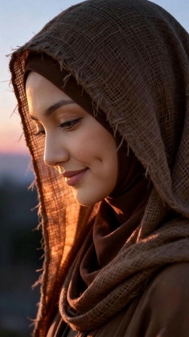 Muslim Girl DP Cartoon