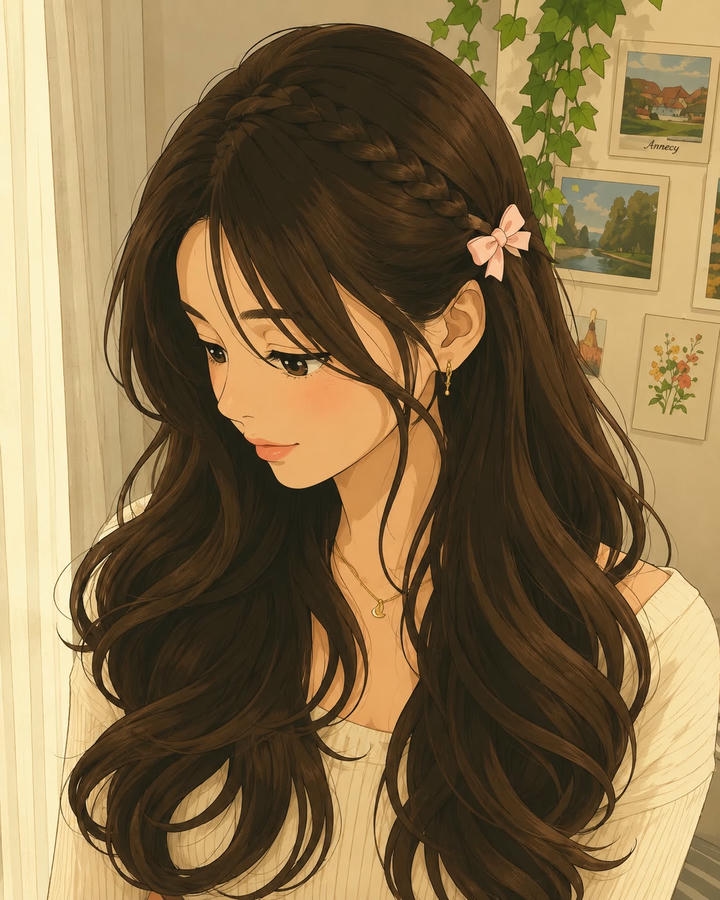 Pink Girl Anime DP