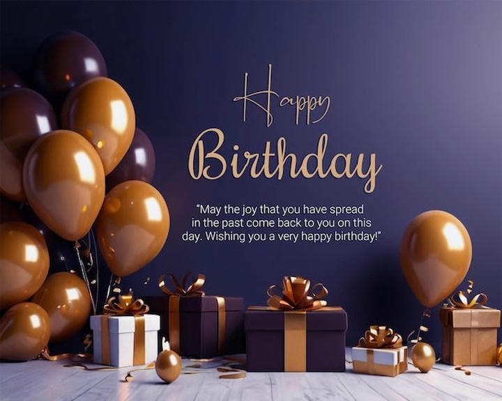 Romantic Birthday Wish Background Image