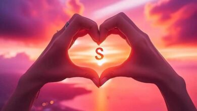 S Name DP Love Heart