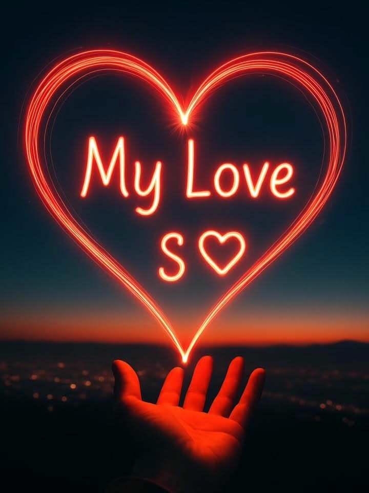 S Name DP Love Red Heart