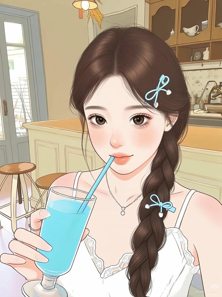 Soft Cute Anime Girl DP for Instagram