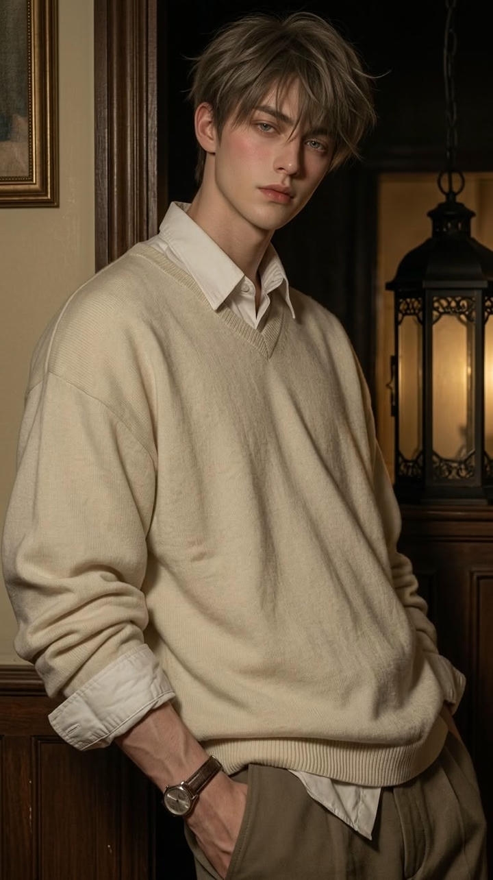 Stylish Boy DP in Black Shirt