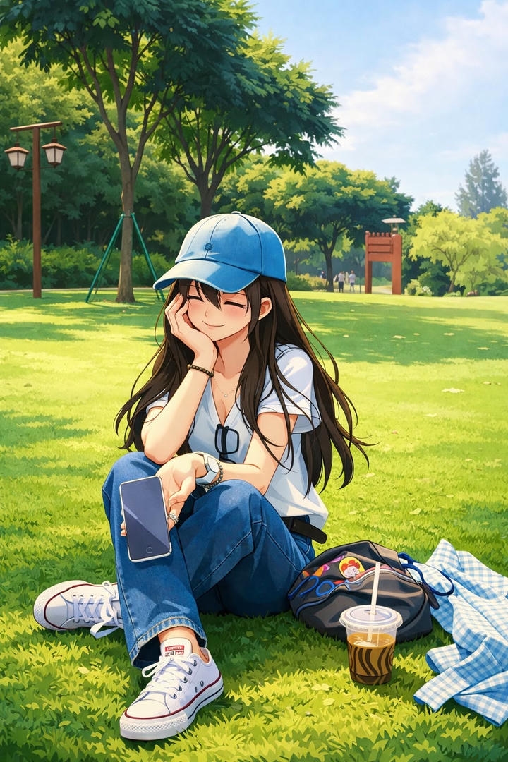Stylish Confident Girl Cartoon DP
