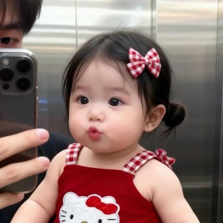 Whatsapp DP Cute Baby Girl With Flowers